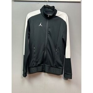 Jordan Track Jacket Full Zip Black and White Mens Size S‎ Lightweight